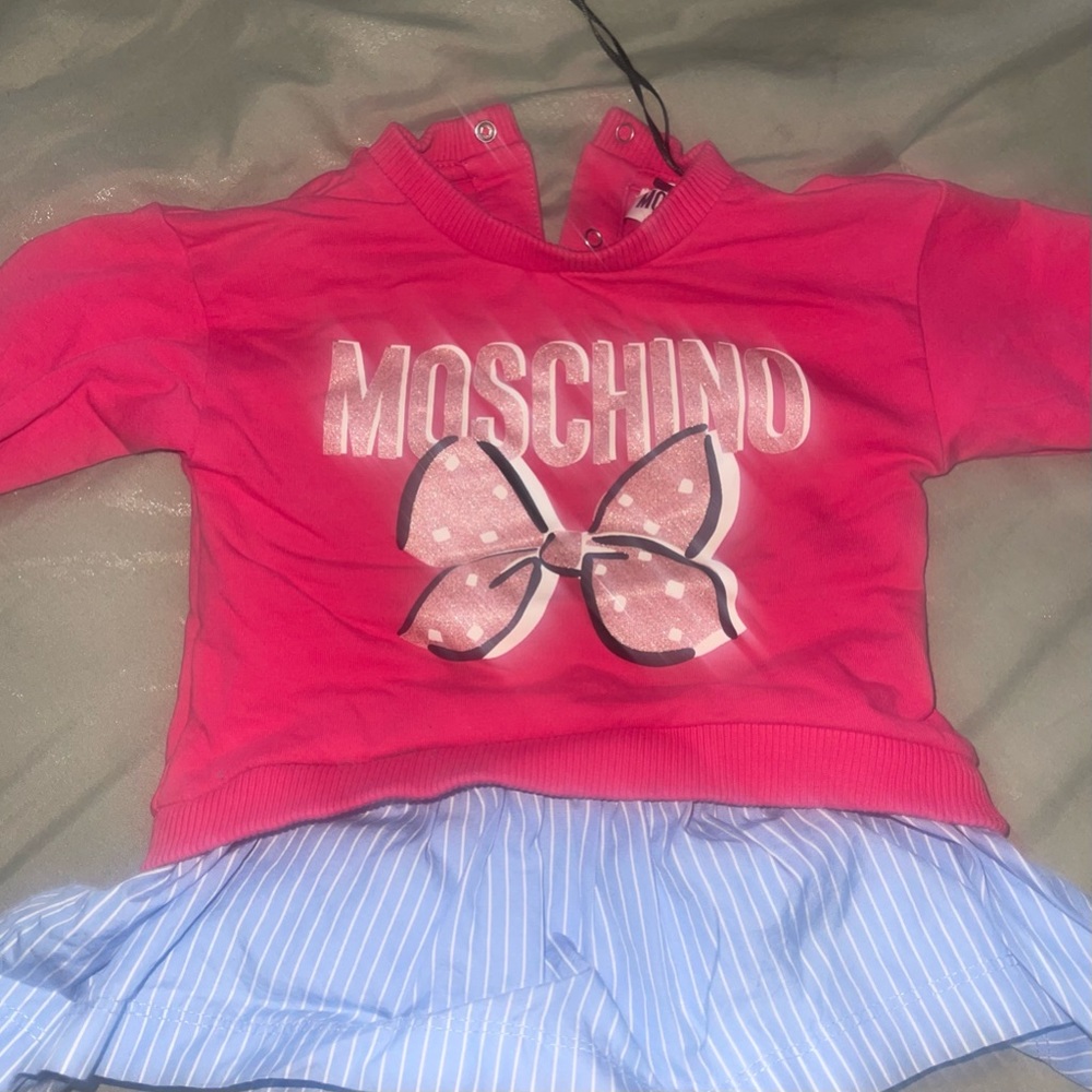 Moshino baby girl dress 6-9 months
